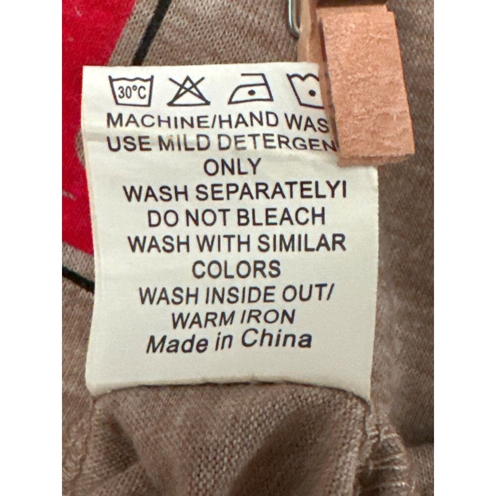 CCC Brown Sleeveless The Hell I Wont Graphic Tee Size XL - Picture 7 of 8